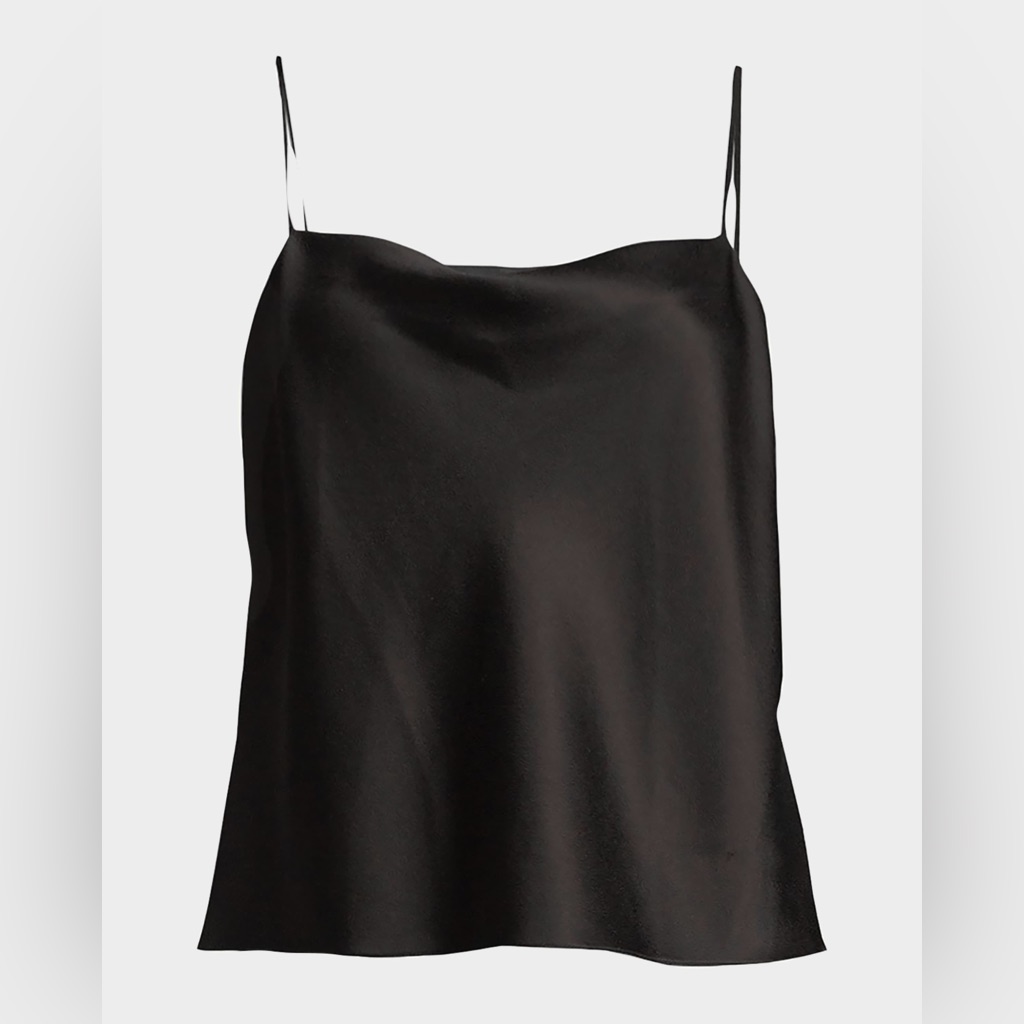 Alice + Olivia Harmon Drapey Silk Tank/Size 4
